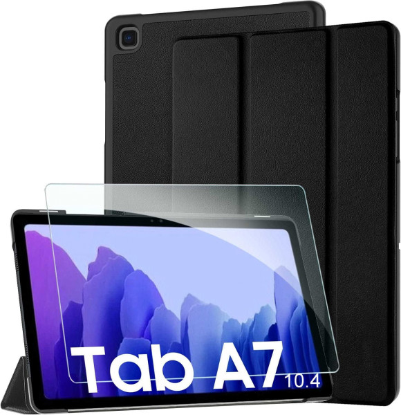 Hülle Kompatibel mit Samsung Galaxy Tab A7 10.4 2022/2020 (SM-T500/SM-T505/SM-T507) inkl. Schutzfoli