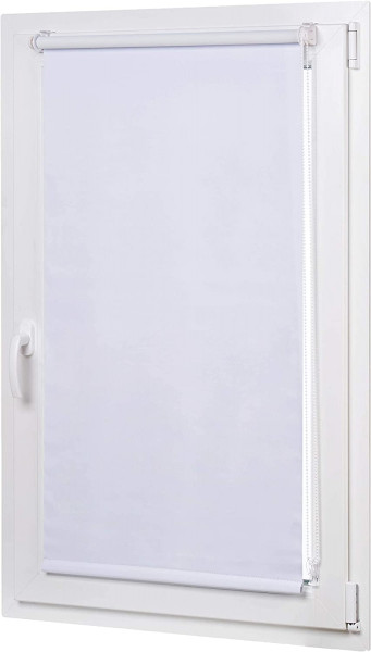 Verdunkelungsrollo mit Beschichtung, 66 x 150 cm, Weiß