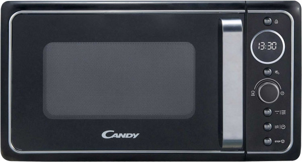 Candy, Divo G20CMB Mikrowelle mit Grill, 20 l, 1.200 W, 9 Programme, Express Cooking, Timer, rundes