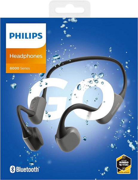Philips Bone Conduction Premium Open-Ear-Kopfhörer, kabellose, Bluetooth, wasserdicht, bis zu 9 Stun