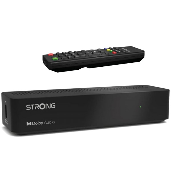 STRONG SRT8213 DVB-T2 Full HD DVB-T2 Receiver/TV Tuner mit Recorder Funktion (HDMI, Scart, USB, Dolb