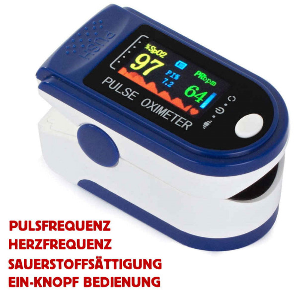 Pulsoximeter - Finger Sauerstoff Puls SpO2 Messgerät
