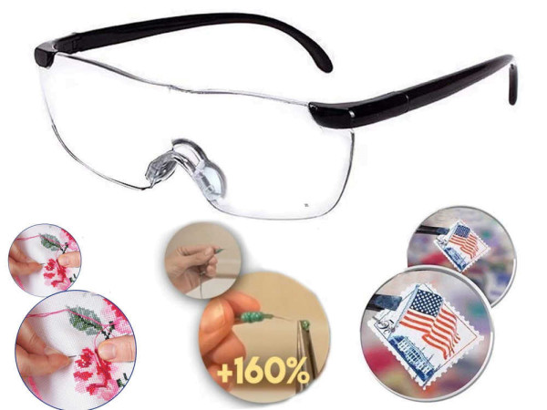 Lupenbrille / Lesebrille 160% Brille Vergrößerungsbrille