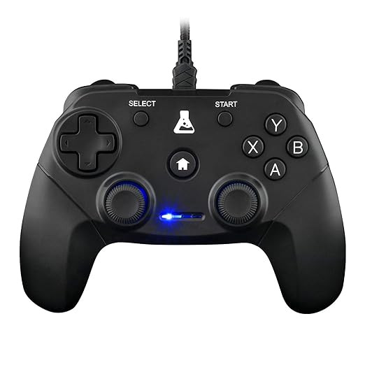 THE G-LAB K-Pad Thorium - Gaming-Controller PC & PS3 USB mit integrierter Vibration, Gamepad-Game-Co